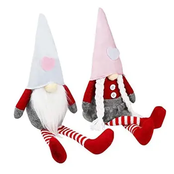 1Set Ziua Îndrăgostiților Gnome Papusa de Plus Decoratiuni pentru Ziua Îndrăgostiților Masă Ornament Cadou de ziua Îndrăgostiților pentru Ea/El ловец снов