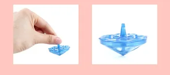 10 Buc Amuzant Titireze Cadouri Partid Decompresie Plastic Transparent Spin Topuri Filare Jucarii Copii Băieți Fete Favoruri De Partid