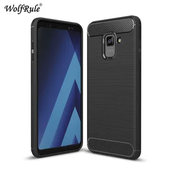 WolfRule Pentru Cazul Samsung Galaxy A8 Plus 2018 Acoperire Rezistent La Șocuri Silicon Periat Caz Pentru Samsung Galaxy A8 Plus 2018 Caz 6.0