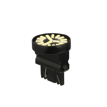 2 buc T25 3157 Becuri cu LED-uri Albe 4040 SMD de Conducere de Zi Lumina DRL Auto de Semnalizare Parcare Spate semnalizator Bec