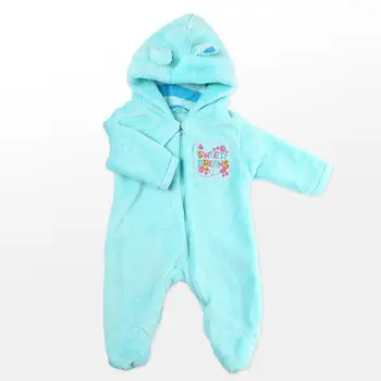 RBG Renăscut Baby Doll Haine 20-22 Cm Papusa Costum Albastru cu Maneci Lungi Baby Body Vladan