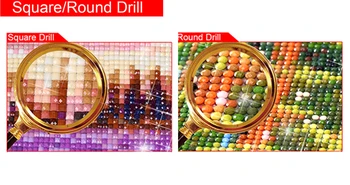 5D Diy Daimond Pictura mașină Frumoasă 3D Diamond Pictura Rotunde și Gradină Pietre Pictura Broderie D3