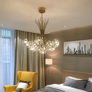 Restaurant candelabru stil Nordic lămpi pentru camera de zi lampa minimalist modern, dormitor încălzire a lămpii personalitate creatoare de lumină 90-265V