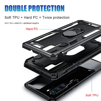 Moda Inel Magnetic Cover Pentru Huawei 8A 8S Y7 Y6 Y5 2019 P30-10 Lite Pereche 20 30 Pro 20X Y9 Prim-2019 JAT-L29 KSE-LX9 Caz