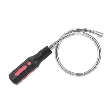 Uxcell Magnetic Grabber Preluare Instrument Flexibil Retriever Stick 14mm Magnetic Bar 560mm Lungime Negru