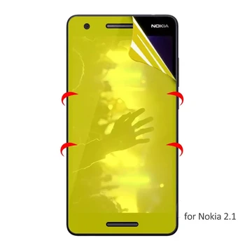 6D Moale Hidrogel Film pentru Nokia7 7.1 6.1 plus 5.1 plus nano film TPU Acoperire Completă pentru 3.1 Ecran Protector de Sticlă Nu