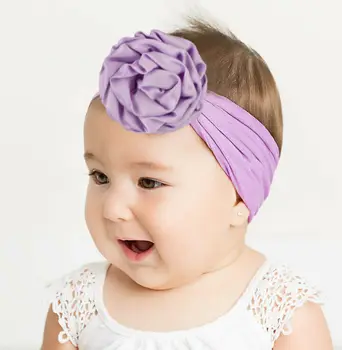 Flori Drăguț Copil Nou-Născut Fete Copilul Turban Solid Banda De Păr Banda De Arc Accesorii, Articole Pentru Acoperirea Capului Nou