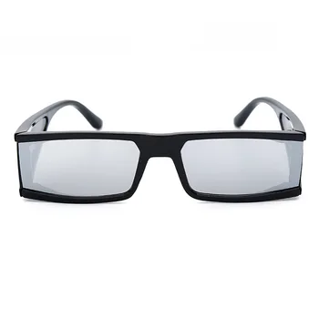 Moda Femei ochelari de Soare cu Ramă de Plastic Bărbați Dreptunghiulară Sport Ochelari de Soare UV400 Ochelari de Conducere de Călătorie Nuante Oglindă