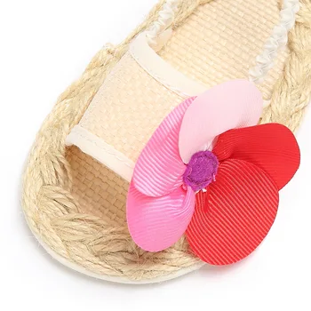 De vară pentru copii artificiala PU nou flori fete pantofi casual fund moale pantofi