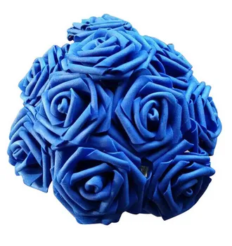 5 Capete de 8CM Destul de Fermecător Flori Artificiale Spuma PE Rose Flori Buchet de Mireasa Acasă Decor Nunta Scrapbooking DIY Consumabile