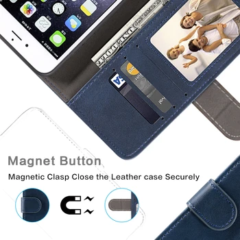 De caz Pentru iPhone Caz SE Magnetice Portofel din Piele Acoperire Pentru iPhone SE Sta Coque Cazuri de Telefon