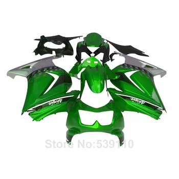 Carenaj kit pentru Kawasaki ninja 250r verde 2008-EX250 08 09 10 11 12 13 14 carenajele set YK02