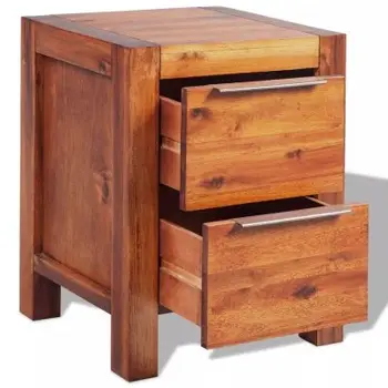 Dulap Lemn Masiv de Acacia Maro elegant, dar, de asemenea, foarte practic de lemn cabinet de pat