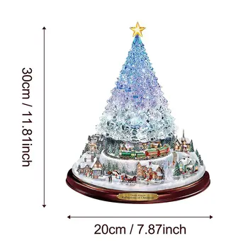 Pomul De Crăciun Copac De Cristal Model Autocolant Decor Fereastră Lipi Autocolante Decoratiuni De Craciun Pentru Casa Partid
