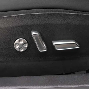 Ajustarea scaunului pe Butonul de Comutare Mașina de Acoperire de Interior din Aliaj de Aluminiu Decor Ornamental Protector pentru Tesla Model 3