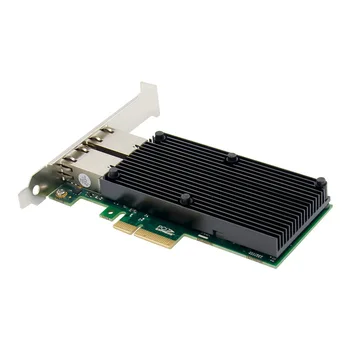 PCIe X4 cu Dublă 10GbE RJ45 Server de Rețea NIC Card PCIe 10 Gigabit Ethernet server placa de retea X550 chipset 10G LAN 10000M
