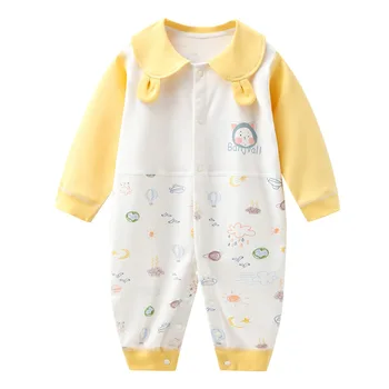Fetita Romper Nou-Născut Sleepsuit Flori Salopetă Pentru Copii 2020 Copil Copil Haine Cu Maneca Lunga Nou-Născuți Salopete Baietel Pijamale