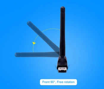 CHIPAL 150Mbps Ralink RT5370 placa de Retea Wireless Mini USB 2.0 Adaptor WiFi Antena PC LAN Wi-Fi Dongle Receptor 802.11 b/g/n