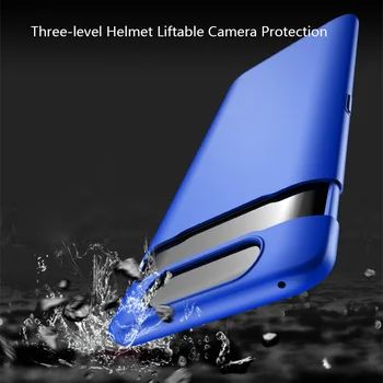 Pentru Samsung A80 PC Caz Greu de Lux Solid de Culoare Pentru Samsung Galaxy A80 Caz Acoperire Anti Toamna All-inclusive de Protecție Funda