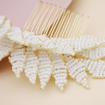 QYY 2019 Pearl pentru Pieptene de Par Mireasa Moda Bijuterii Nunta Piepteni de Păr Accesorii de Par Agrafe de Nupțial Diadema Femei Nunta