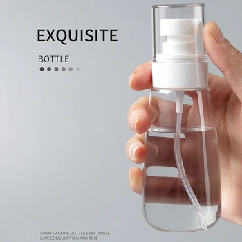 5Pcs 60Ml de Călătorie de Plastic Clar Parfum Goale Mici Sticle de Spray