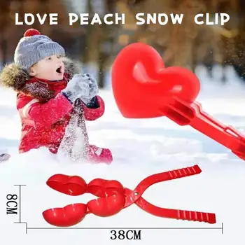 Dragoste Inima Bulgăre de zăpadă Instrument de Filtru de Iarna Juca Zăpadă Jucării pentru Copii Adulți în aer liber Minge de Zăpadă Lupte-Fortnite Bulgăre de zăpadă