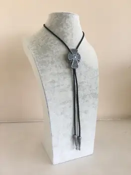 Nouă Epocă de sud-Vest Nativ Nod de Cravată Gât Cravata de Nunta din Piele Colier Stoc, de asemenea, în NOI BOLOTIE-WT060AS