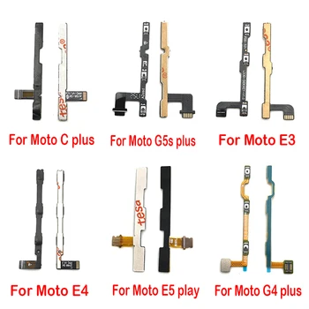 Power On Off Buton Volum Side Key Flex Cable Pentru Moto E4 E3 Z3 E6 E7 G9 Plus X3 X2 X Joace Unul Hiper Viziune De Acțiune Fusion