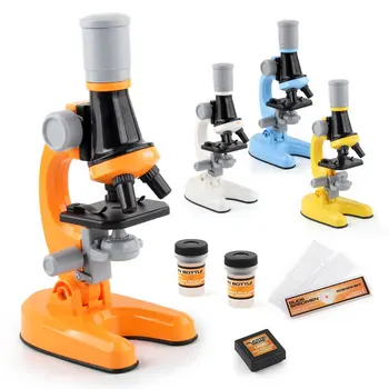 11pcs/set Copii de Înaltă Definiție Microscop Experiment Jucarii Portabil Lupa de Științe Naturale de Explorare Jucării pentru Copii
