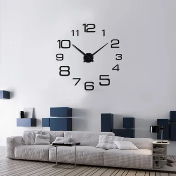 Digitale Creative DIY Ceas de Perete Oglindă Ceas de Perete Decor Acasă часы настенные ceas de perete часы настольные decor de perete