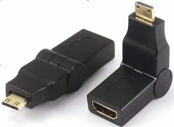 180 de grade de Rotație unghi de 90, Mini HDMI de sex Masculin la Feminin Adaptor HDMI Convertor
