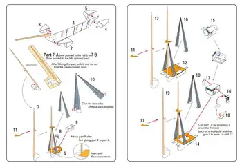 Barca 3D DIY Hârtie Model de Carte de Clădire Seturi de Constructii jucarii Jucarii Educative Model Militar