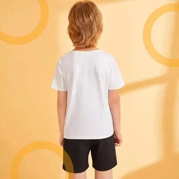 Fierbinte de Vânzare de Brand de Îmbrăcăminte pentru Băieți Copii Vara Baieti Haine Copii Desene animate Băiat de Îmbrăcăminte Set T-shit+Pantaloni copii, haine fete