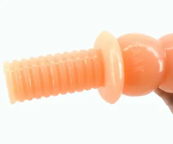 PVC Șurub Mâner Margele Vibrator 5 Minge de Piele Tăierea Penisului Unisex Anal Jucării pentru Adulți Dop de Fund de g-spot Stimul Gay anus masaj