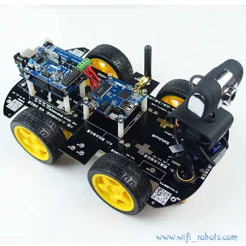 Oficial smarian Wifi Smart Car Kit Robot pentru arduino iOS Video Auto Robot fără Fir Control de la Distanță PC Android de Monitorizare Video