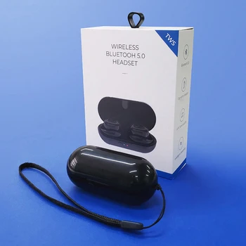 Bluetooth 5.0 Wireless Căști 3D Sunet Stereo Căști TWS Căști Sport Căști cu Microfon Portabil și de Încărcare cutie