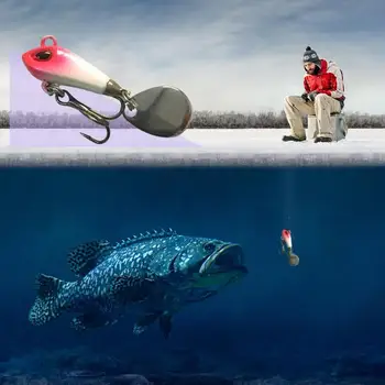 6g/10g/16g/24g Metal VIB Spinner Wobber Paiete Momeală Pește Lung Împușcat Swimbait Bionic Crankbait de Pescuit cu Cârlig Înalte