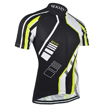 Brand BXIO Timp a ochiurilor de Plasă Respirabil Ciclism Jersey cu Fermoar Plin de Biciclete Jersey Bărbați MTB Vara Unitate-UV Ropa Ciclismo BX-080099
