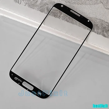Pentru Samsung Galaxy S4 i9500 i9505 geam LCD display exterior touch panel ecran inlocuire sticla+Autocolante Față Lentilă de Sticlă
