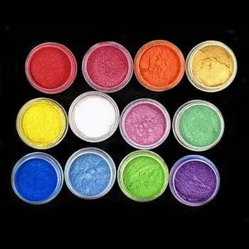 Rășină Bijuterii Mucegai Colorant Colorant Mica Perla Pigment Extrafin Luminos Pulbere Fluorescente Glow-in-the-Întuneric a Face Bijuterii