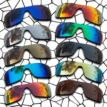 Polarizat ochelari de Soare, Lentile de Înlocuire pentru-Batwolf OO9101 - Cadru Galben de Aur