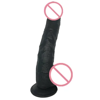 De mari Dimensiuni 33.5*5.5 CM Artificiale Mari Dildo Cu ventuza Puternica Cal Vibrator Flexibil Penisului Penis de sex Feminin Masturbator jucarii Sexuale.