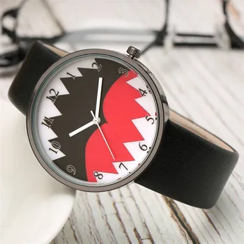 Cuarț Ceasuri pentru Barbati Femei din Piele Ceas de mână de Moda Unic Cadran Rotund Ceas Unisex Casual