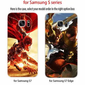 Monkey King Erou Se Întoarce TPU Moale Capacul Pentru Margine Samsung Galaxy S7 S8 S9 S20 S30 S10 Plus Lite Uitra E Cazul