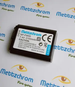 Mettzchrom 10buc 2100mah NP-FW50 NP-FW50 Acumulator pentru Sony NEX-7 NEX-5R NEX-F3, NEX-3D Alpha a5000 Alpha a6000 7 a7II