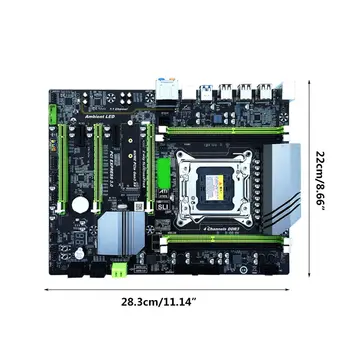 X79T despre lga2011 Computer Desktop Placa de baza E5 2650 CPU 2x8GB DDR3 RECC Memorie M5TB
