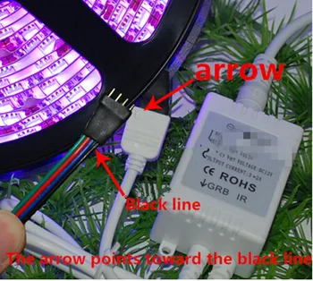 RGB IR Infraroșu 24 cheie Colorate benzi cu Led-uri Controler Rgb lumina Moale bara de control de la distanță Controler RGB Tonere modulator de Lumină