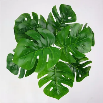 9 Capete Artificiale Turtle Frunze de Plante Verzi Artificială în Ghiveci de Plastic Plante Bonsai DIY Perete Verde Aranjament Decor Acasă
