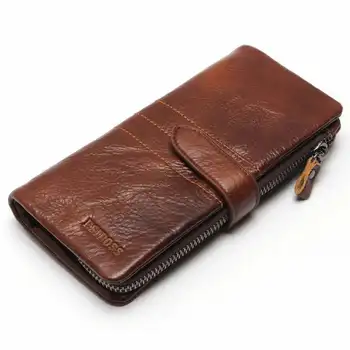 Retro portofel Barbati trifold Wallet Carte de Titularul portofel din Piele Telefon mobil geanta barbati sac de Ambreiaj Organizator geanta Sac de Bani