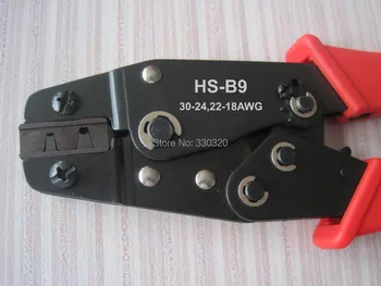 Terminalul de sertizare clesti pentru sertizare dupont pin conector 30-18 AWG,D-SUB conector cu sertizare instrument HS-B9